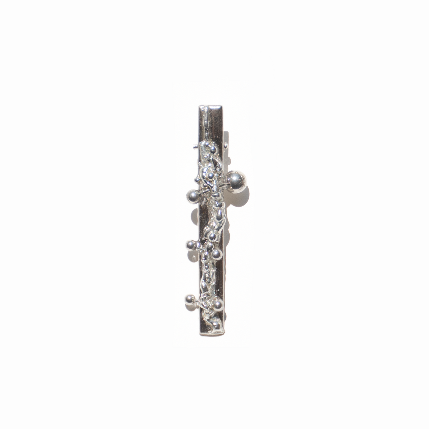 Fluid Metal Hair Clips